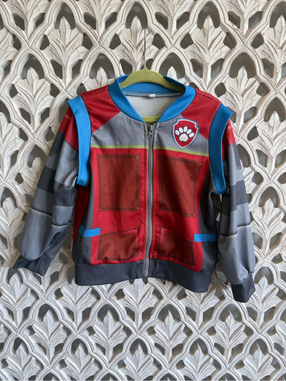 Paw Patrol Ryder Costume Jacket Kids Size 100/3T Halloween